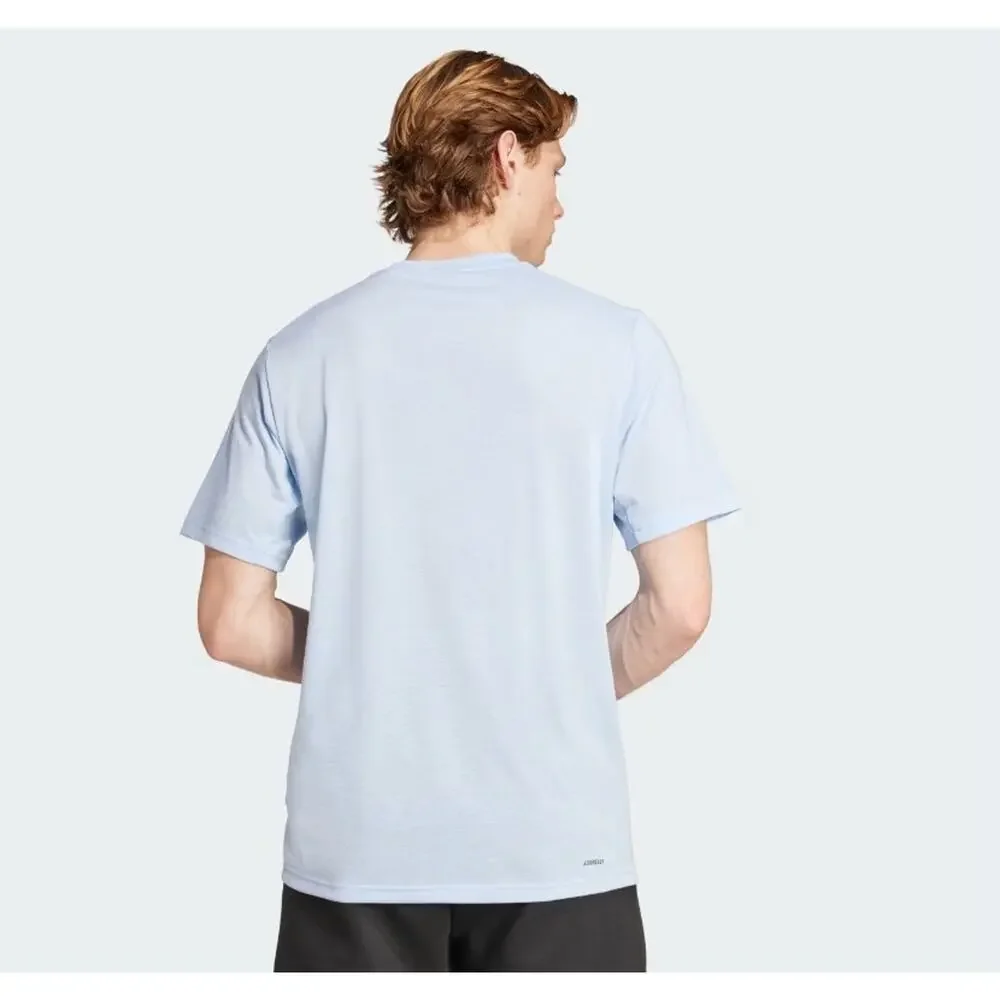 Adidas Train Essentials Feelready Training Tee Men's L Large White Black